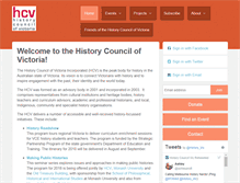 Tablet Screenshot of historycouncilvic.org.au